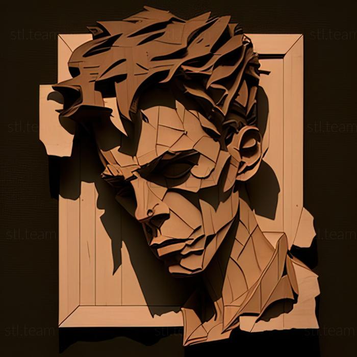 3D model Egon Schiele (STL)